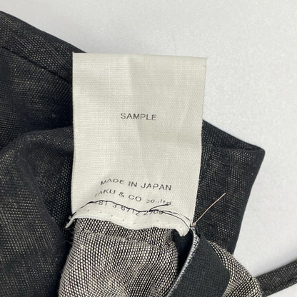 pelleq ペレック OP0101-SS20 ブラック コットン混 サイドストリングスドレス ワンピース