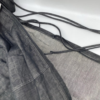 pelleq ペレック OP0101-SS20 ブラック コットン混 サイドストリングスドレス ワンピース