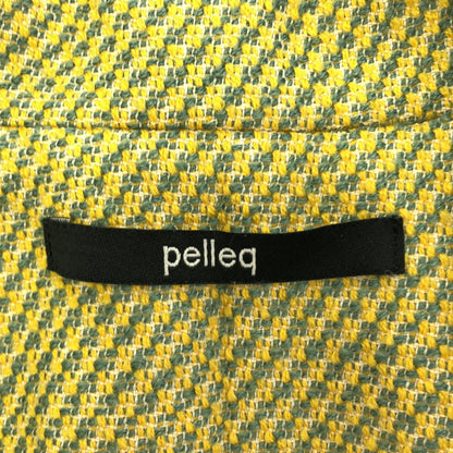 pelleq ペレック JK0505-AW22 イエロー×グリーン ツイード モーニングジャケット トップス