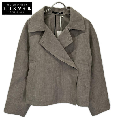 pelleq ペレック JK0604-SA22 ブラウン ウールヘンプ ショートジャケット ジャケット