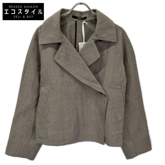 pelleq ペレック JK0604-SA22 ブラウン ウールヘンプ ショートジャケット ジャケット
