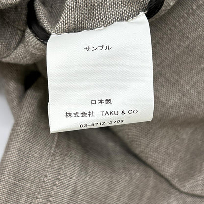 pelleq ペレック JK0604-SA22 ブラウン ウールヘンプ ショートジャケット ジャケット