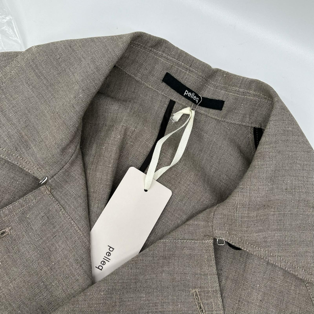 pelleq ペレック JK0604-SA22 ブラウン ウールヘンプ ショートジャケット ジャケット