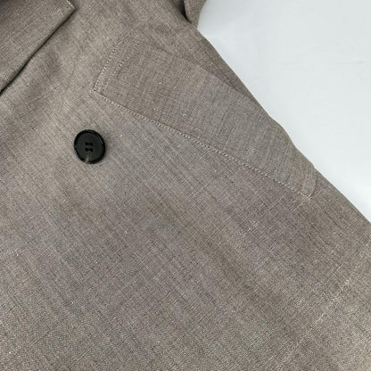 pelleq ペレック JK0604-SA22 ブラウン ウールヘンプ ショートジャケット ジャケット