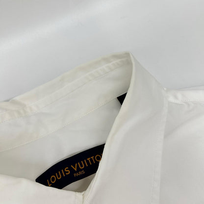 LOUIS VUITTON ルイヴィトン RM201Q OUQ HHS40W ホワイト STAPLES EDITION ステープルズ コットン 長袖シャツ トップス