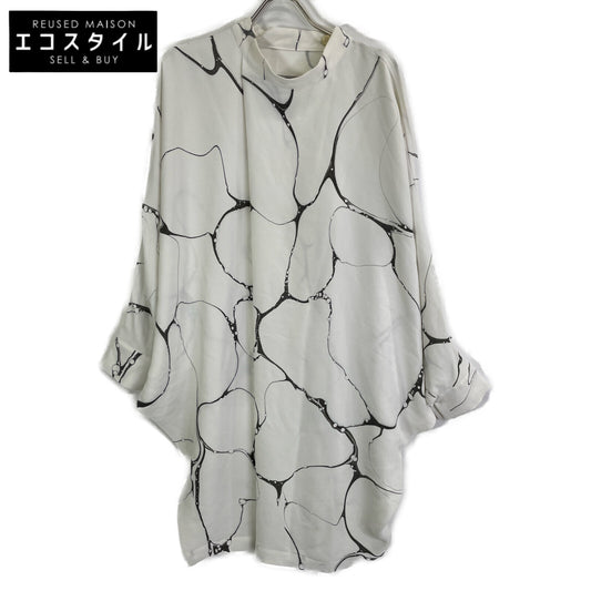 ISSEY MIYAKE White IM13FH012 Squid Coat Dress with Bandana Dress 2 Ladies