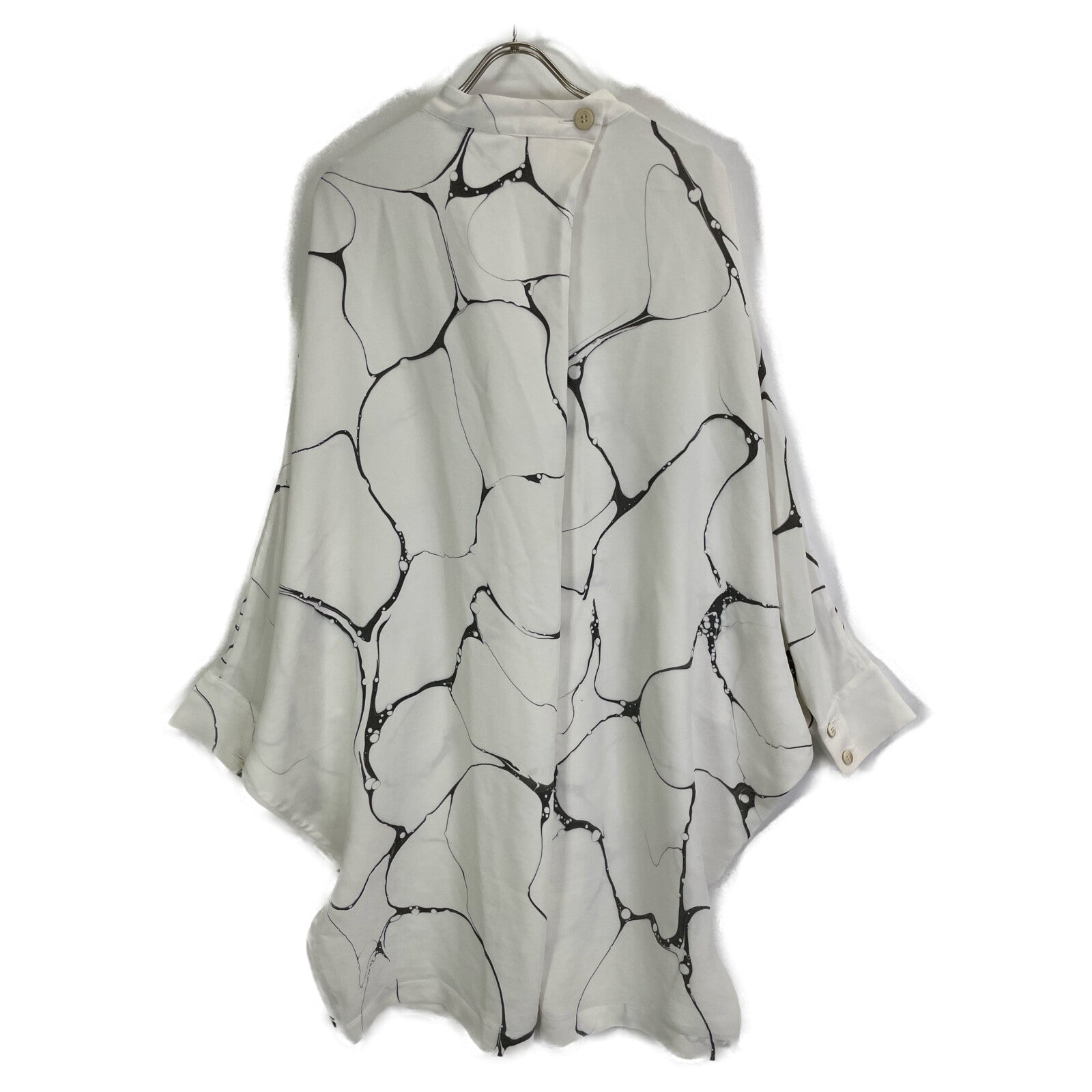 ISSEY MIYAKE White IM13FH012 Squid Coat Dress with Bandana Dress 2 Ladies