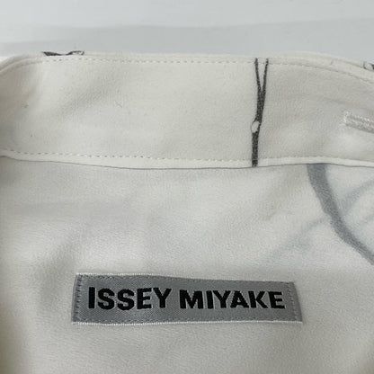 ISSEY MIYAKE イッセイミヤケ ﾎﾜｲﾄ IM13FH012 ｲｶｺｰﾄ ﾜﾝﾋﾟｰｽ　ﾊﾞﾝﾀﾞﾅ付 ワンピース 2 レディース