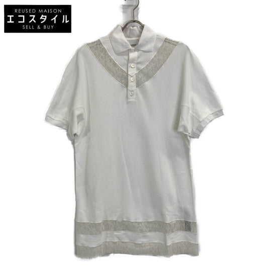 BURBERRY 博柏利 【美品/国内正品】8066318 蕾丝拼接马球衫/上衣