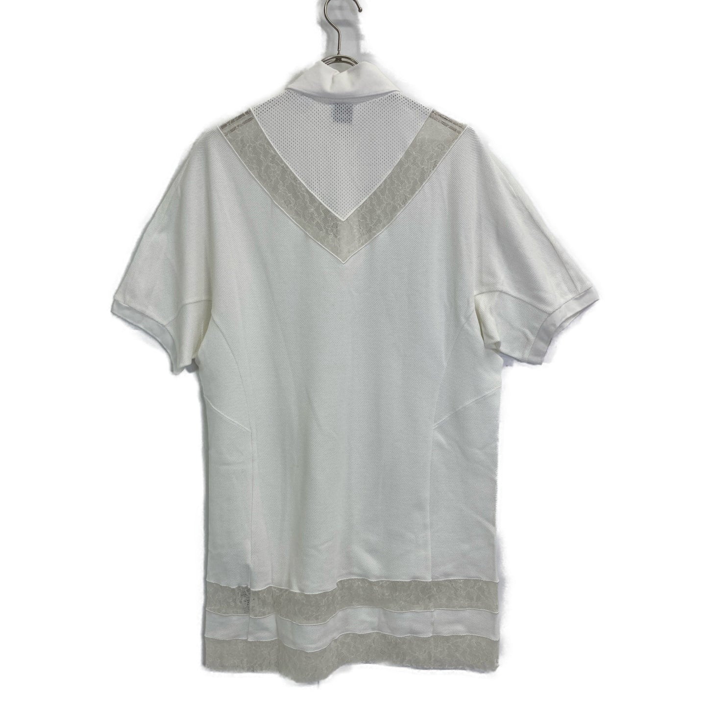 BURBERRY バーバリー 【美品/国内正規】8066318 レース切替 ポロシャツ/ トップス