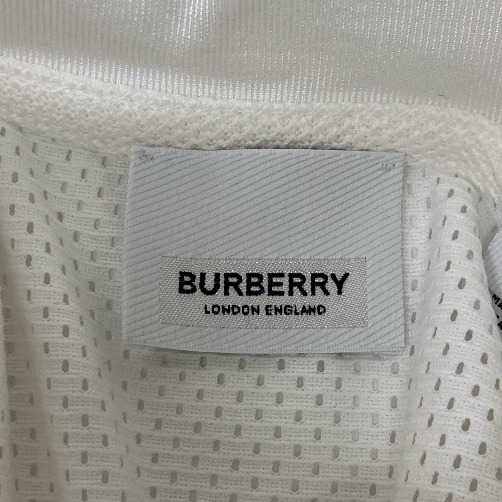 BURBERRY バーバリー 【美品/国内正規】8066318 レース切替 ポロシャツ/ トップス