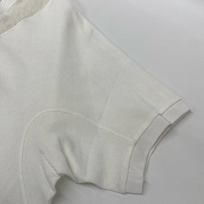 BURBERRY 【Excellent Condition/Domestic Authentic】8066318 Lace Trim Polo Shirt/ Top