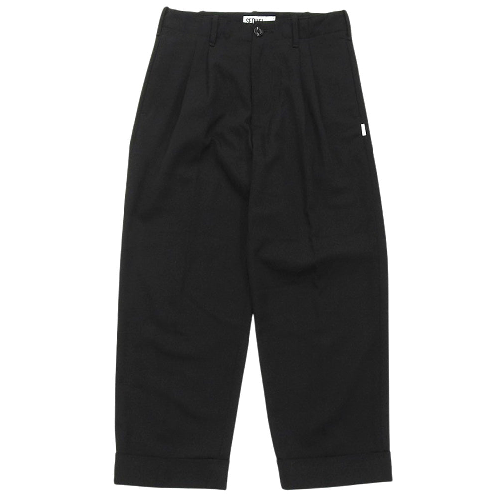 ウール混 2019 TYPE-T パンツ ボトムス レディース ブラック S ボトムス S レディース