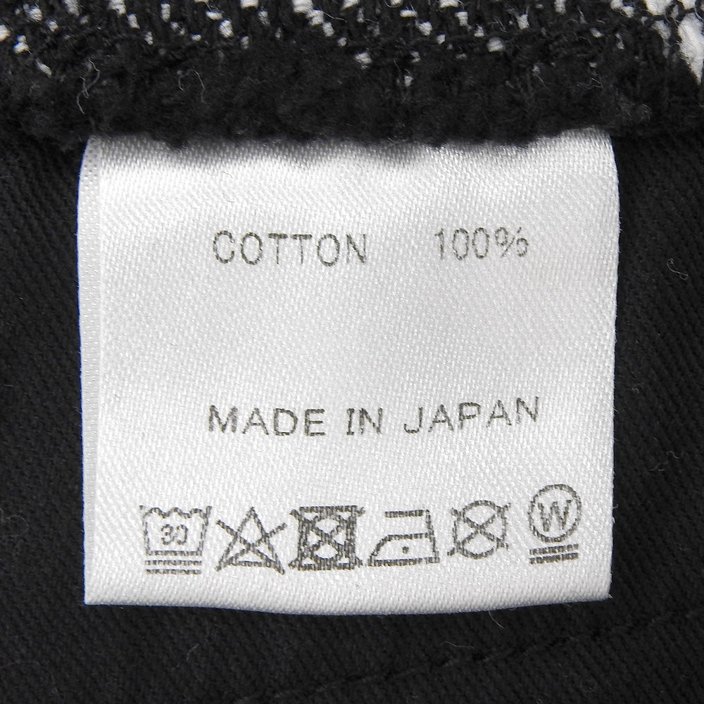 Excellent Condition Cotton Check Half Pants Bottoms Men's White x Black S Bottoms S Men's