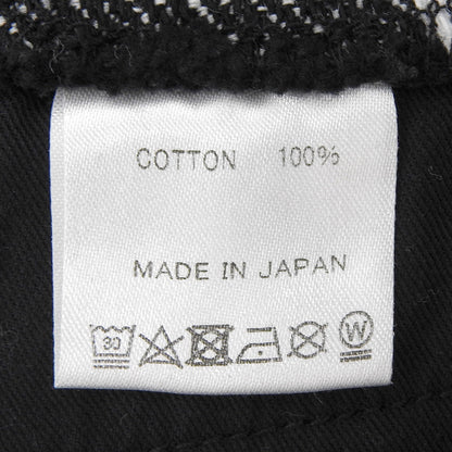 Excellent Condition Cotton Check Half Pants Bottoms Men's White x Black S Bottoms S Men's