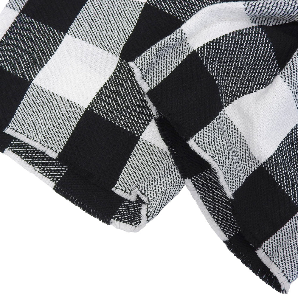 Excellent Condition Cotton Check Half Pants Bottoms Men's White x Black S Bottoms S Men's