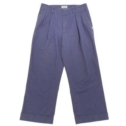 美品 コットン混 パンツ ボトムス メンズ ネイビー S ボトムス S メンズ