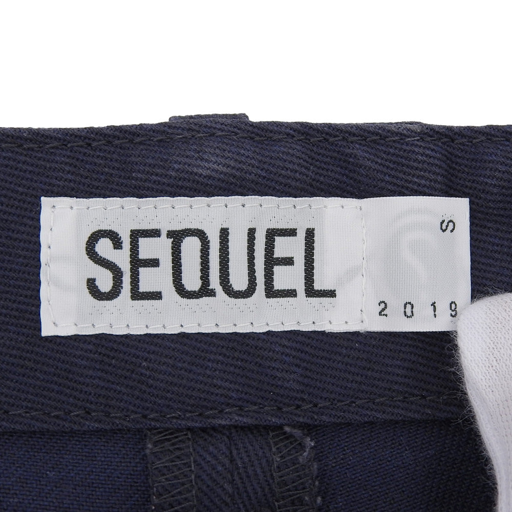 美品 コットン混 パンツ ボトムス メンズ ネイビー S ボトムス S メンズ