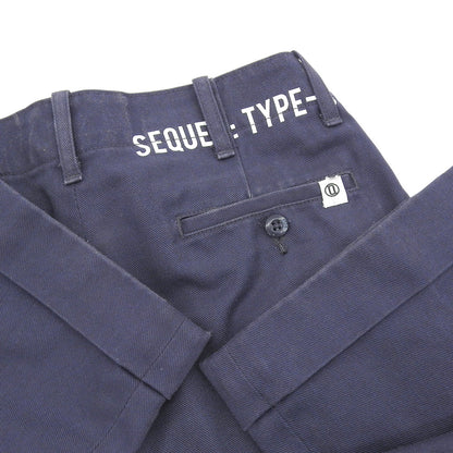 美品 コットン混 パンツ ボトムス メンズ ネイビー S ボトムス S メンズ