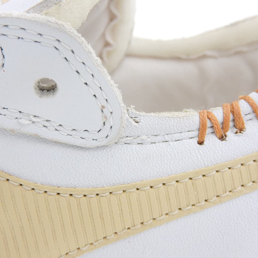 Like New MI BASKET ROW CUT Sneakers Shoes Men's White x Beige 26cm Shoes 7.5(UK) Men's