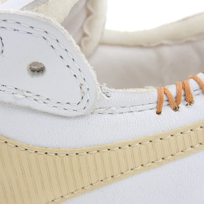 Like New MI BASKET ROW CUT Sneakers Shoes Men's White x Beige 26cm Shoes 7.5(UK) Men's