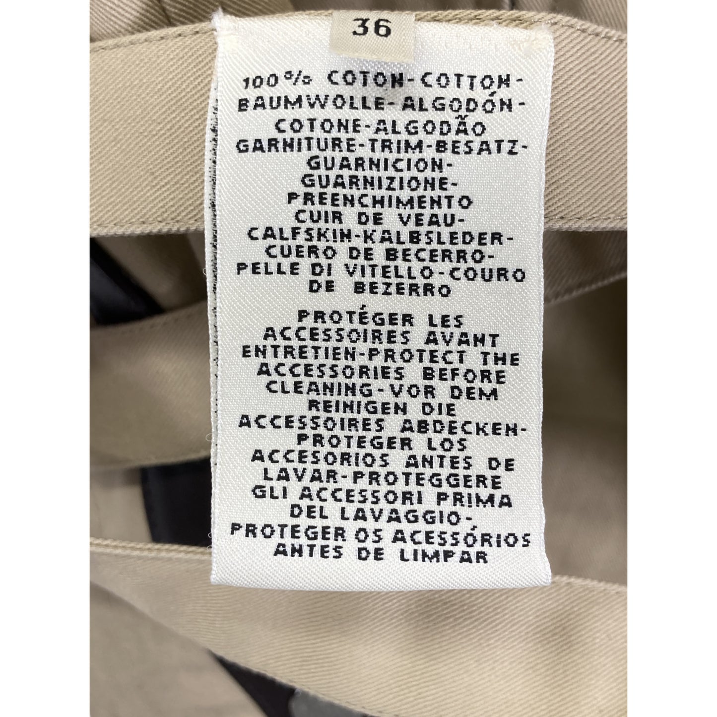 HERMES エルメス 【新品同様/国内正規】レザー/コットン切替 ベルト付 ノースリーブ ワンピース