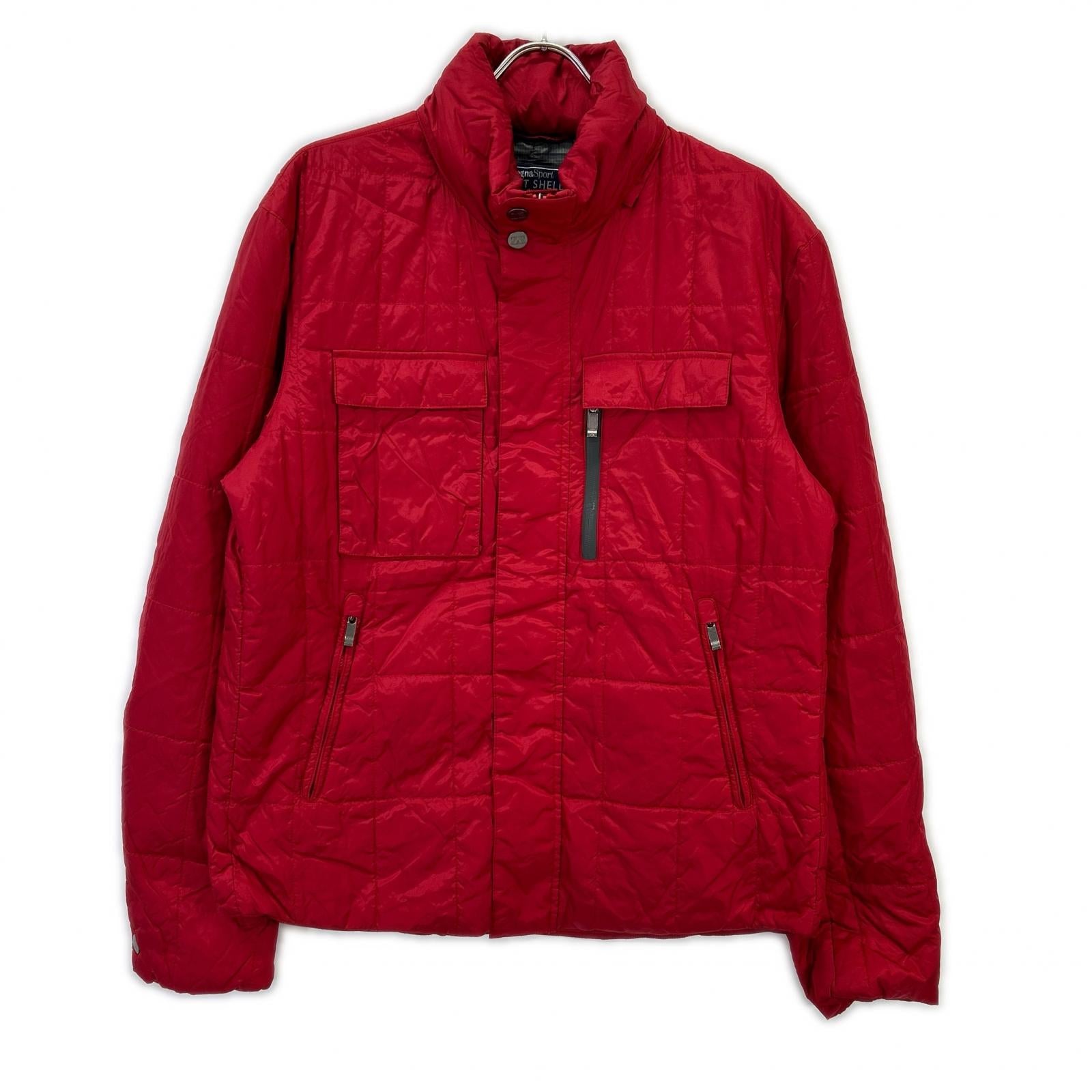 Zegna Sport ゼニア スポーツ レッド ナイロンジャケット ジャケット
