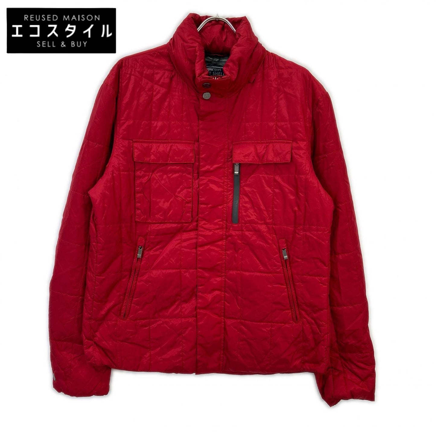 Zegna Sport ゼニア スポーツ レッド ナイロンジャケット ジャケット
