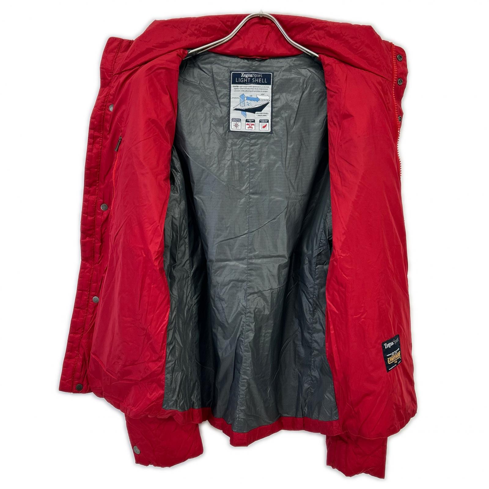 Zegna Sport ゼニア スポーツ レッド ナイロンジャケット ジャケット