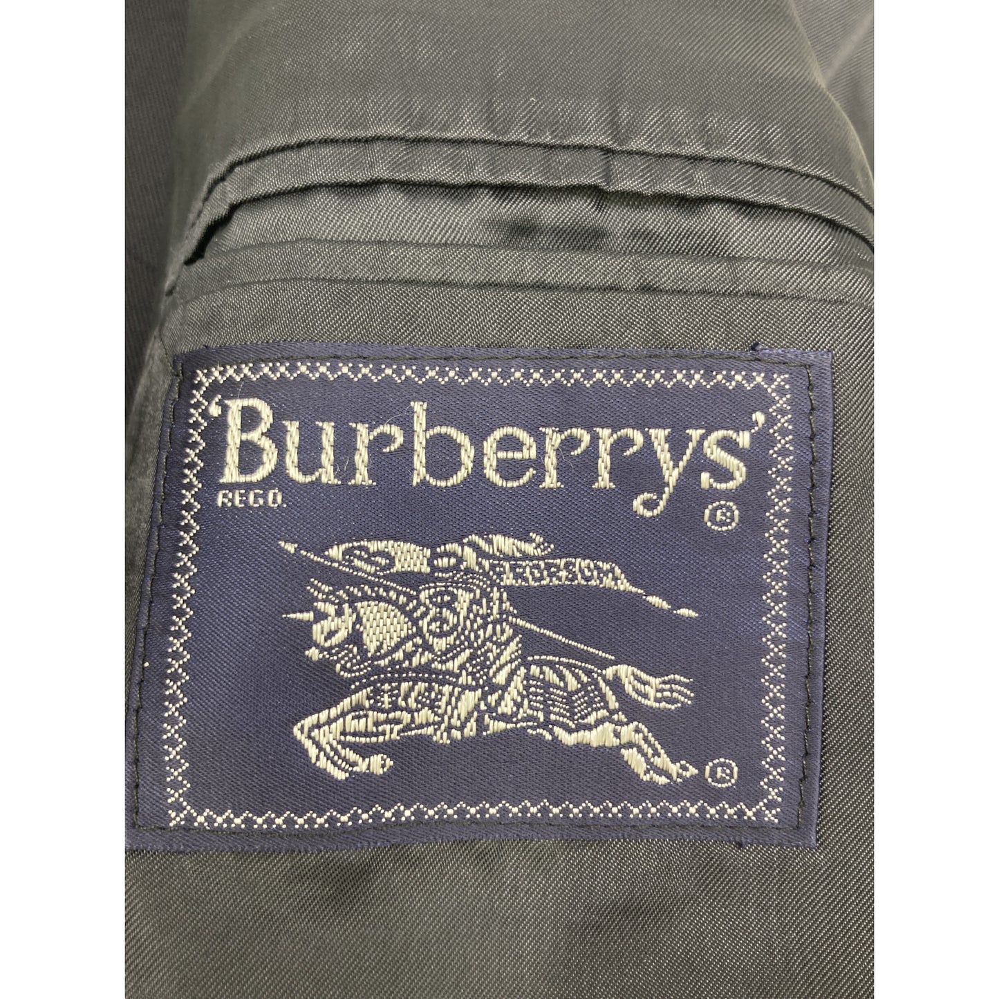 Burberry's 巴宝莉 海军蓝 金扣 双排扣 西装外套