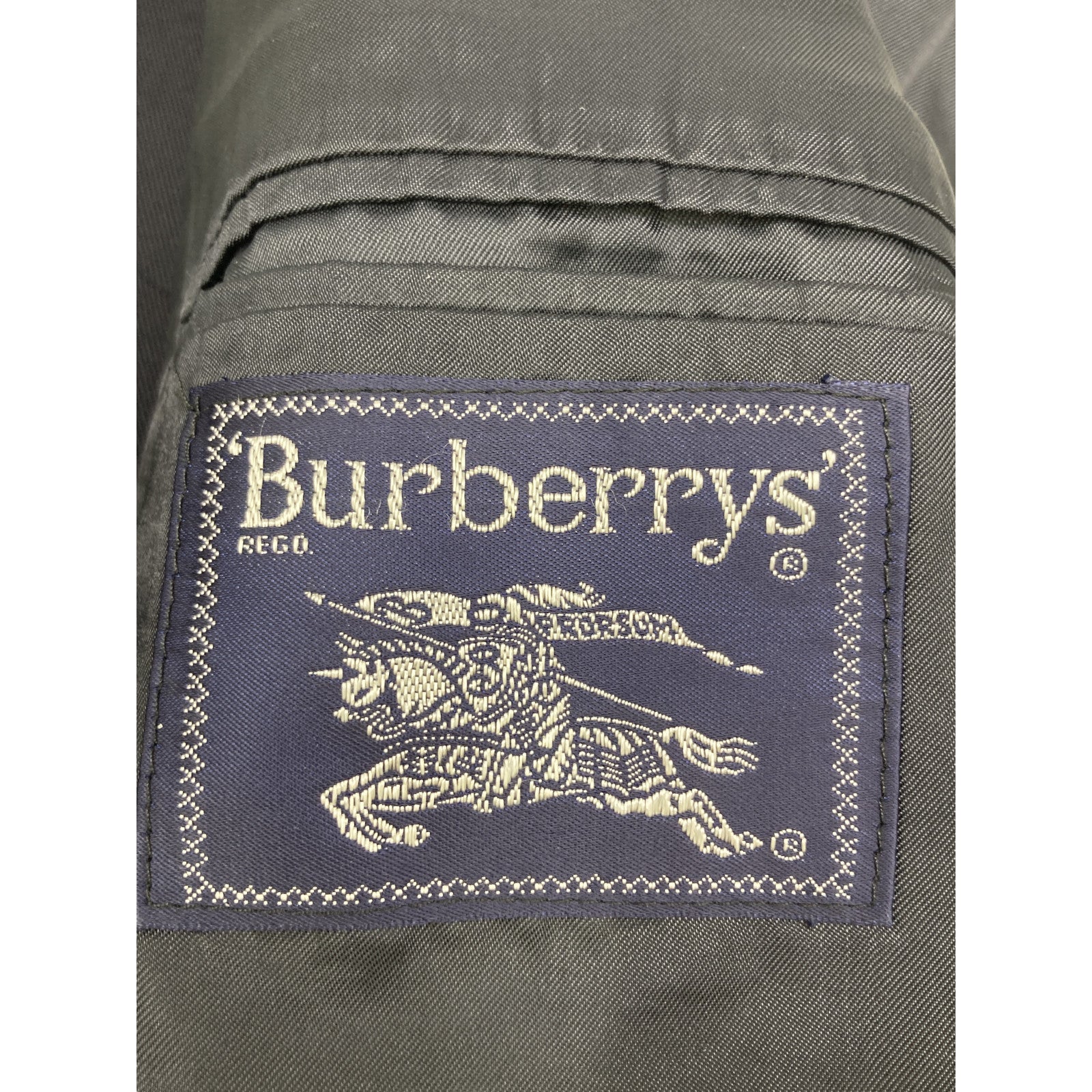 Burberry's 巴宝莉 海军蓝 金扣 双排扣 西装外套