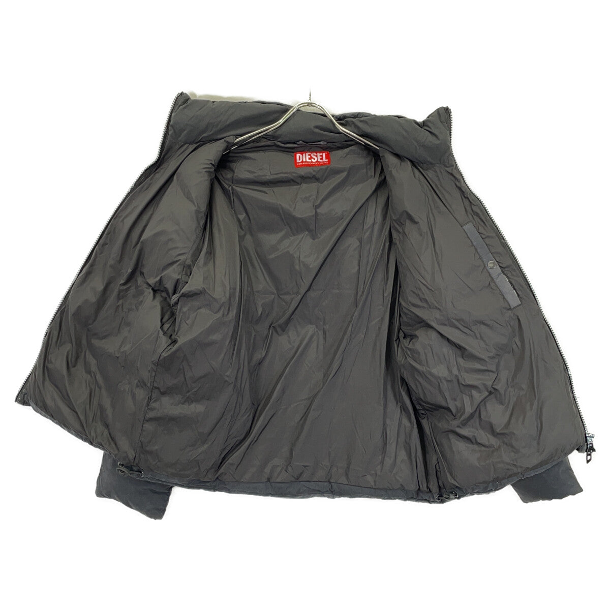 DIESEL Diesel black W-RAVEEL A14401 padded jacket jacket