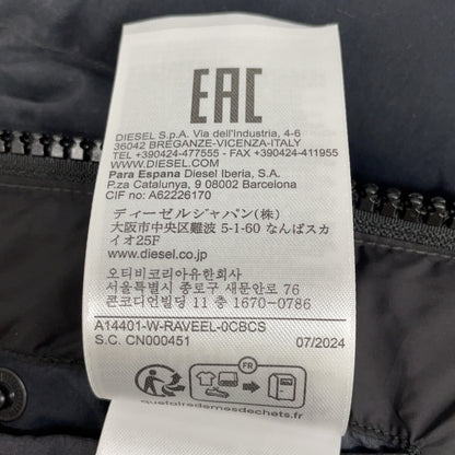 BLACK W-RAVEEL A14401 Padded Jacket 44 Men's