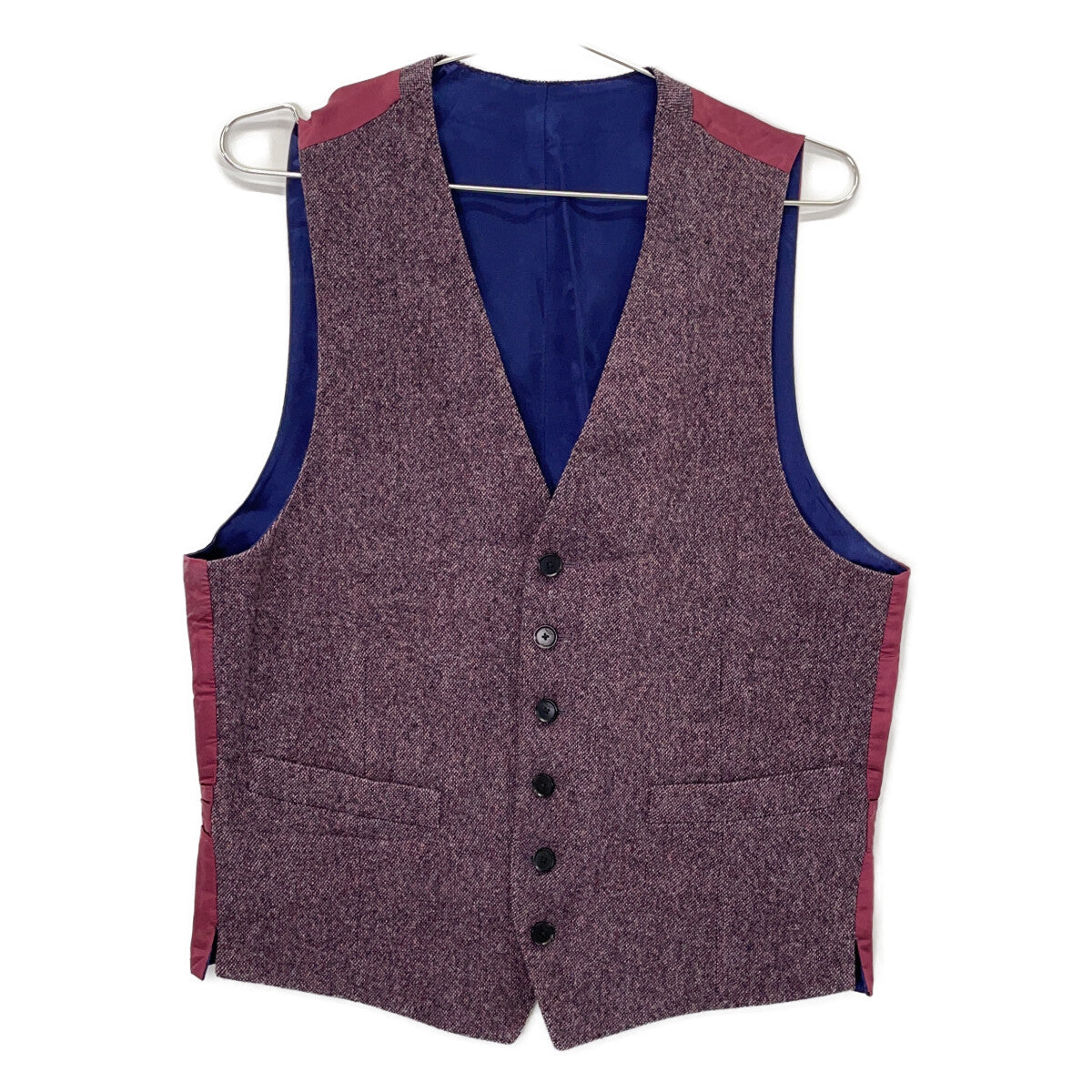 Paul Smith Bordeaux Wool 2-Piece Jacket and Gilet Suit Set