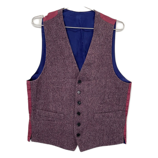 Paul Smith Bordeaux Wool 2-Piece Jacket and Gilet Suit Set