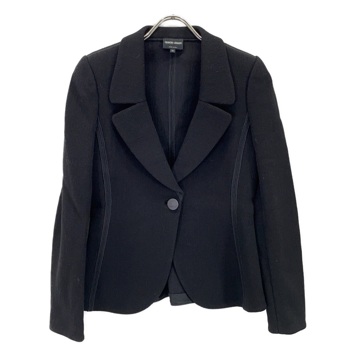 Black KAG06JKAENJ Wool-blend Jacket 40 Women's