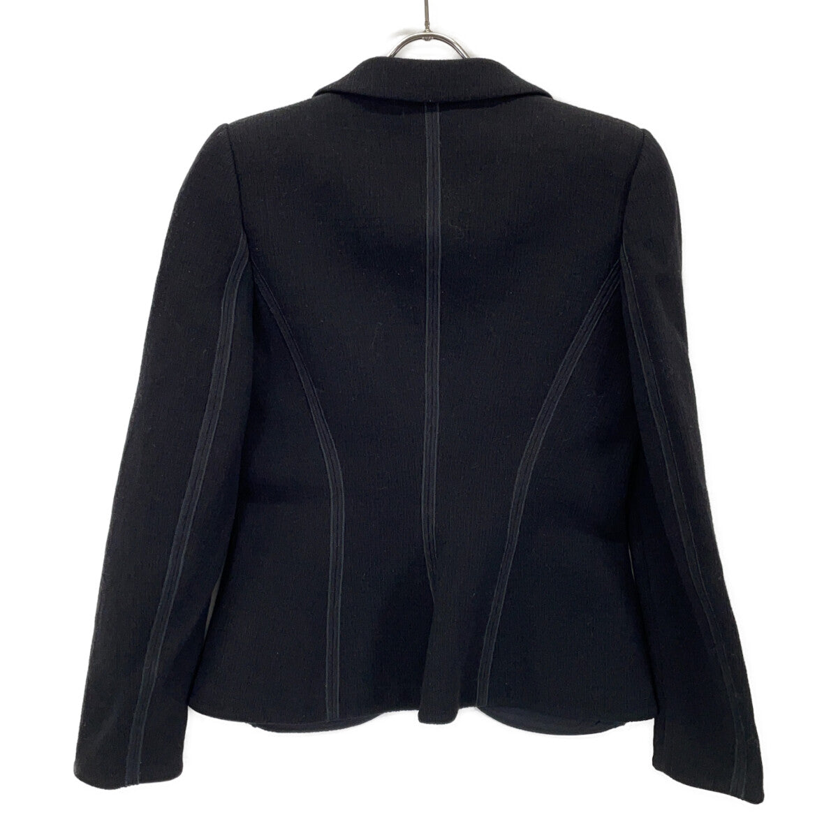 Black KAG06JKAENJ Wool-blend Jacket 40 Women's