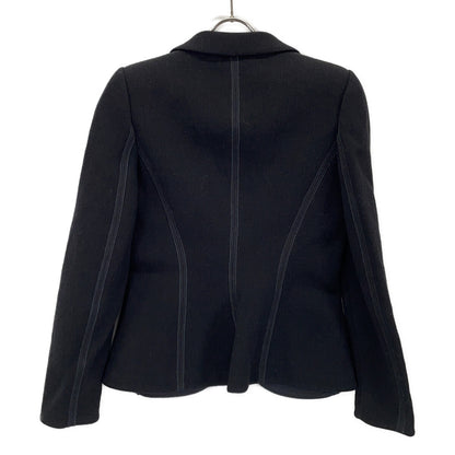 Black KAG06JKAENJ Wool-blend Jacket 40 Women's
