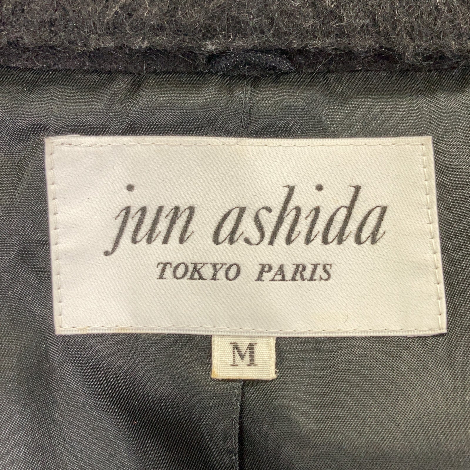 jun ashida ジュンアシダ 【美品】SC8310 带狐狸毛的骆马羊毛夹克
