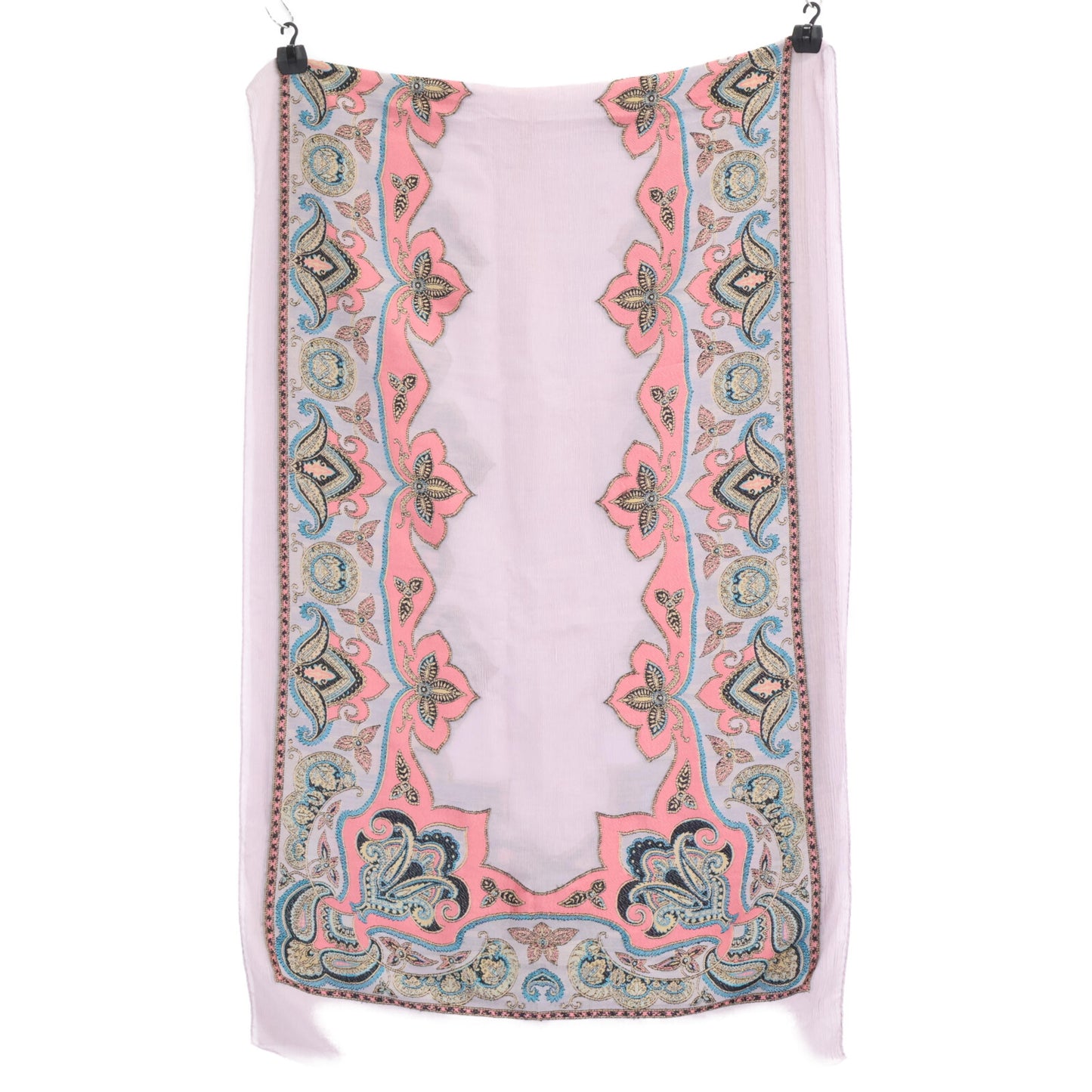 ETRO 艾特罗 【国内正品】192-16003-9903 全幅印花 真丝混纺 丝巾