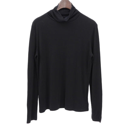 LANVIN ランバン 美品 シルク タートルネック カットソー トップス レディース ブラック 38 2919701 トップス