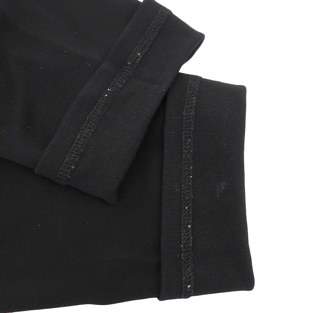 LANVIN ランバン 美品 シルク タートルネック カットソー トップス レディース ブラック 38 2919701 トップス