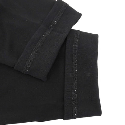 LANVIN ランバン 美品 シルク タートルネック カットソー トップス レディース ブラック 38 2919701 トップス