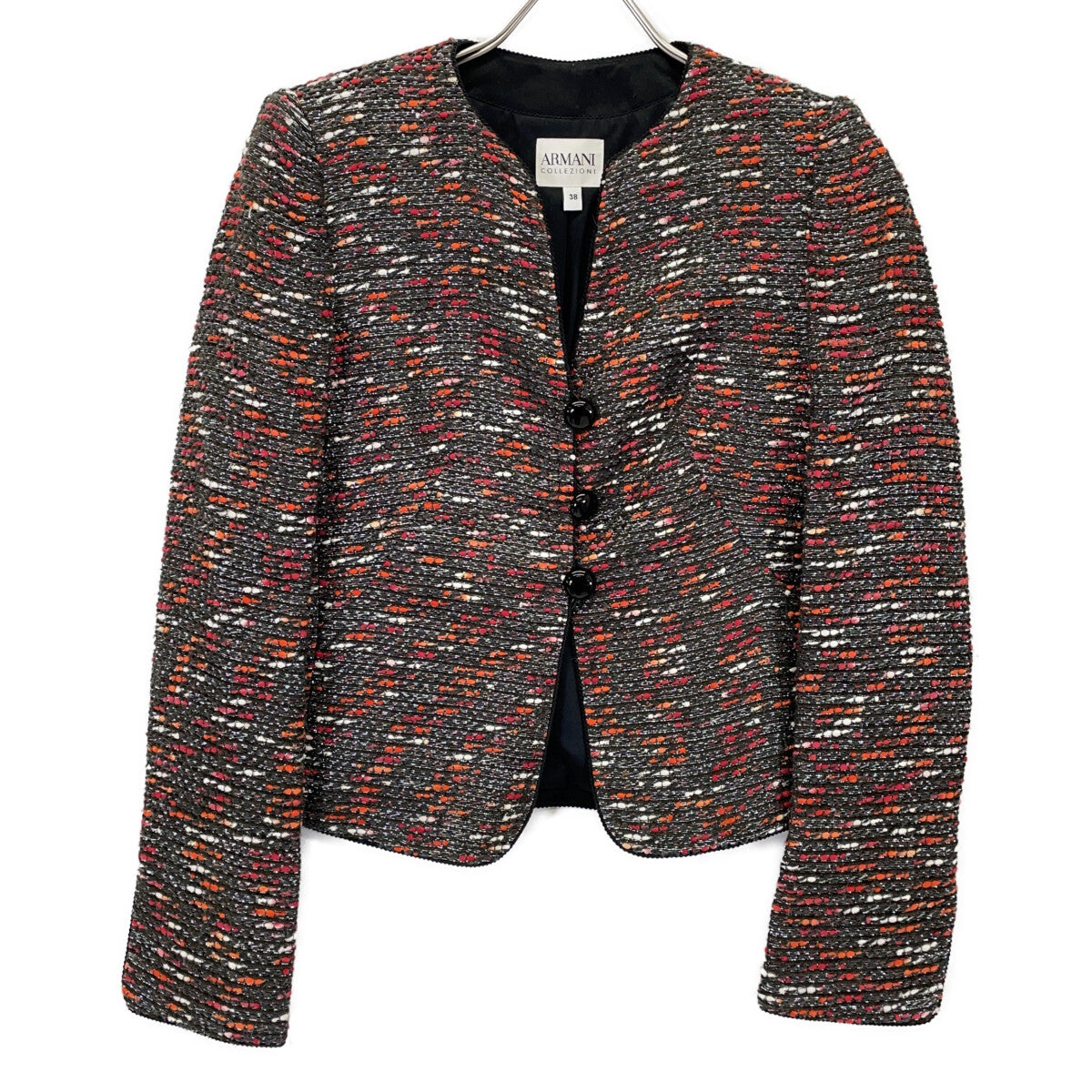 BROWN x ORANGE HMG05T HM176 Mix Tweed Jacket Jacket 38 Ladies