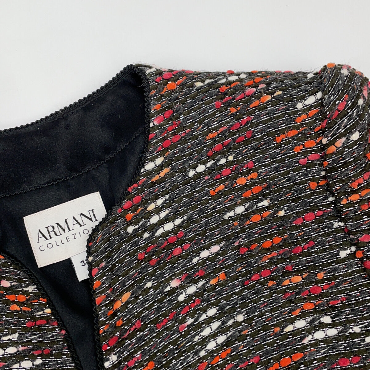 BROWN x ORANGE HMG05T HM176 Mix Tweed Jacket Jacket 38 Ladies