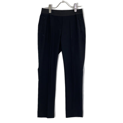 LANVIN ランバン ブラック 2485487 レーヨン混 ストレッチ パンツ ボトムス