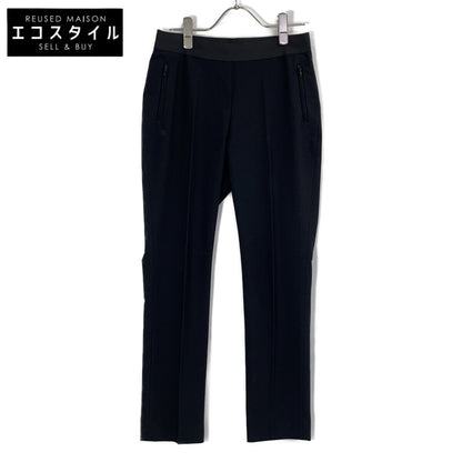 LANVIN ランバン ブラック 2485487 レーヨン混 ストレッチ パンツ ボトムス