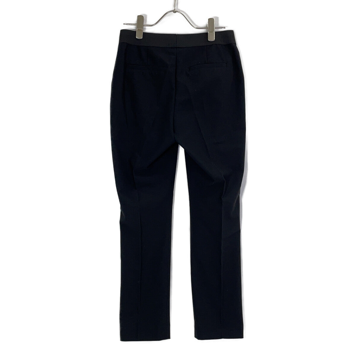LANVIN ランバン ブラック 2485487 レーヨン混 ストレッチ パンツ ボトムス