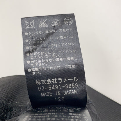 LANVIN ランバン ブラック 2485487 レーヨン混 ストレッチ パンツ ボトムス