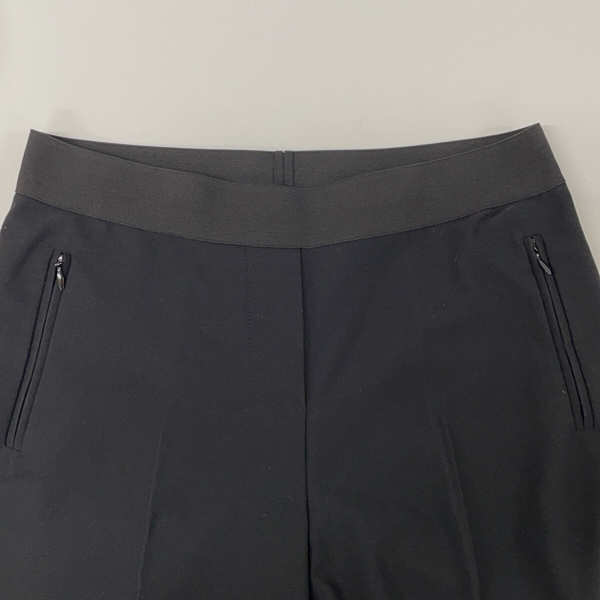 LANVIN ランバン ブラック 2485487 レーヨン混 ストレッチ パンツ ボトムス